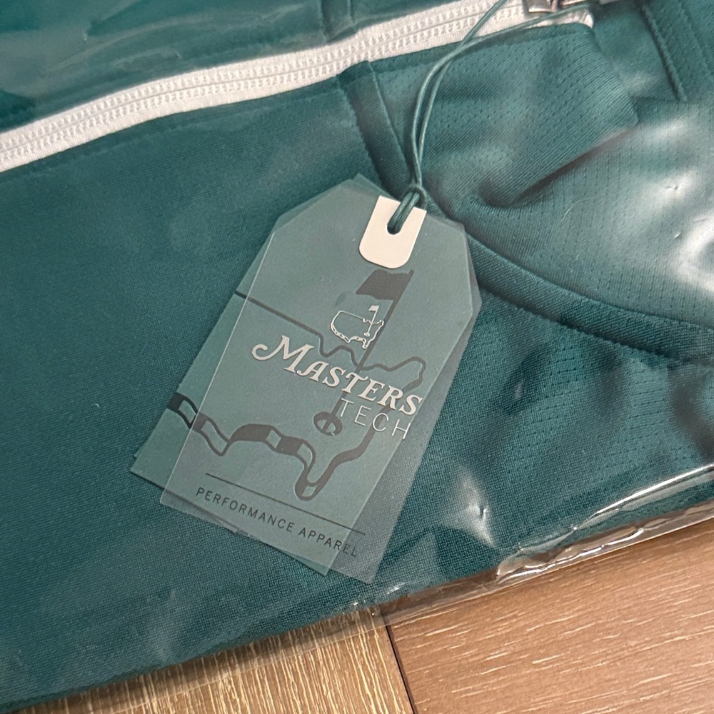 Masters 2025 Dark Green Quarter-Zip Men’s XL Jacket - Picture 2 of 6